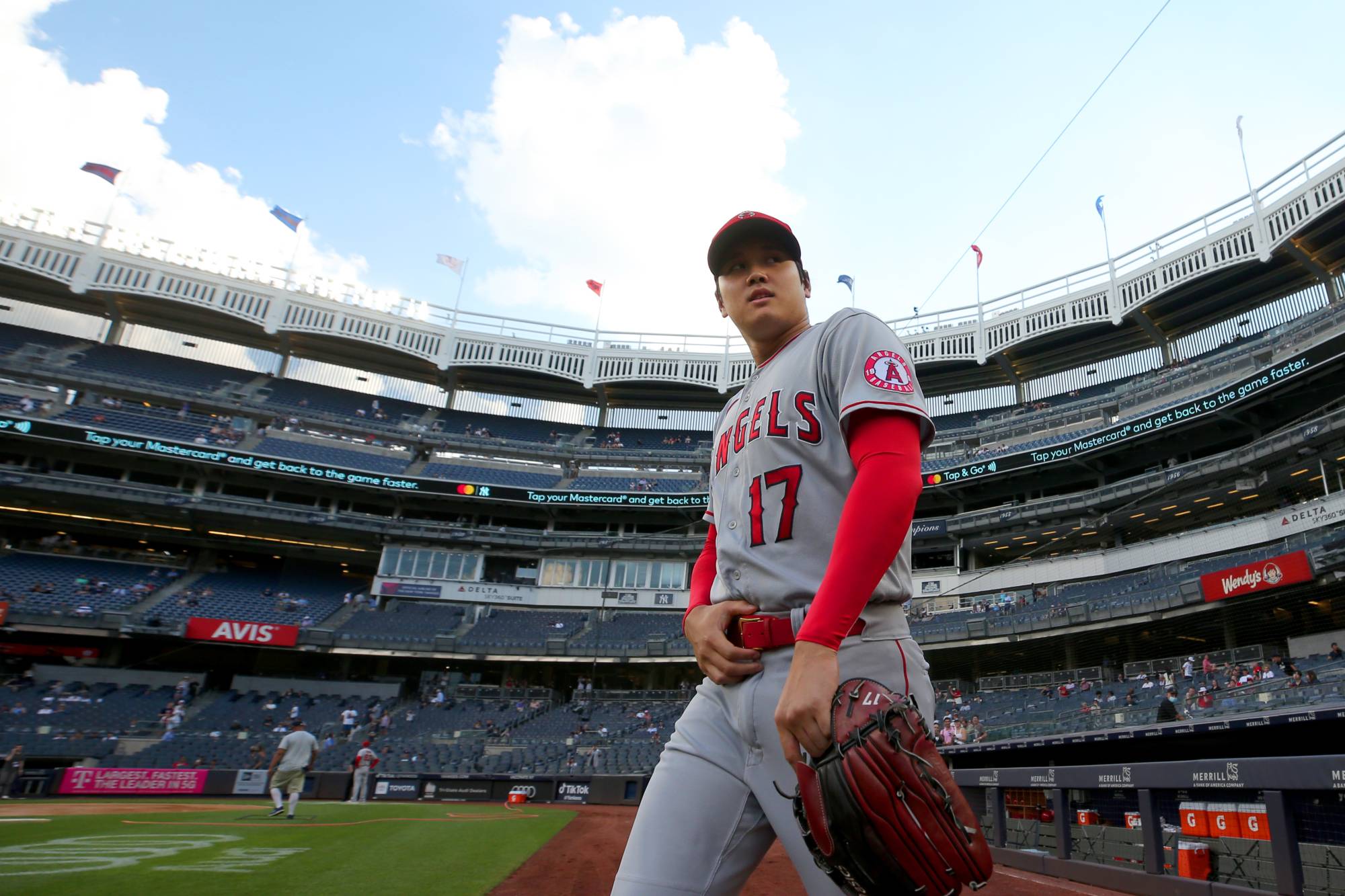 I finally got to wear my Japanese OHTANI jersey for the first time