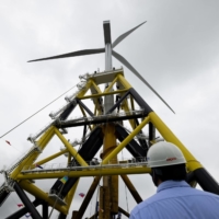 A wind turbine in Gunsan, South Korea | BLOOMBERG 