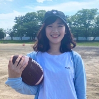 Momoe Tani is the offensive coordinator for the Kyoto Prefectural University Wyverns. | COURTESY OF MOMOE TANI
