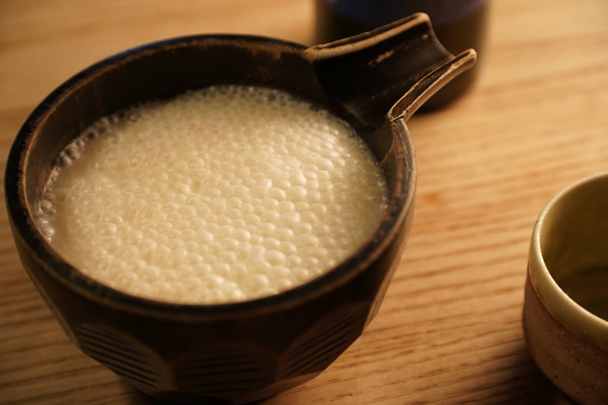 An upscale version of doburoku, an unfiltered cousin of modern-day sake, opens the meal at Tonoya Yo. | NAOH INC.