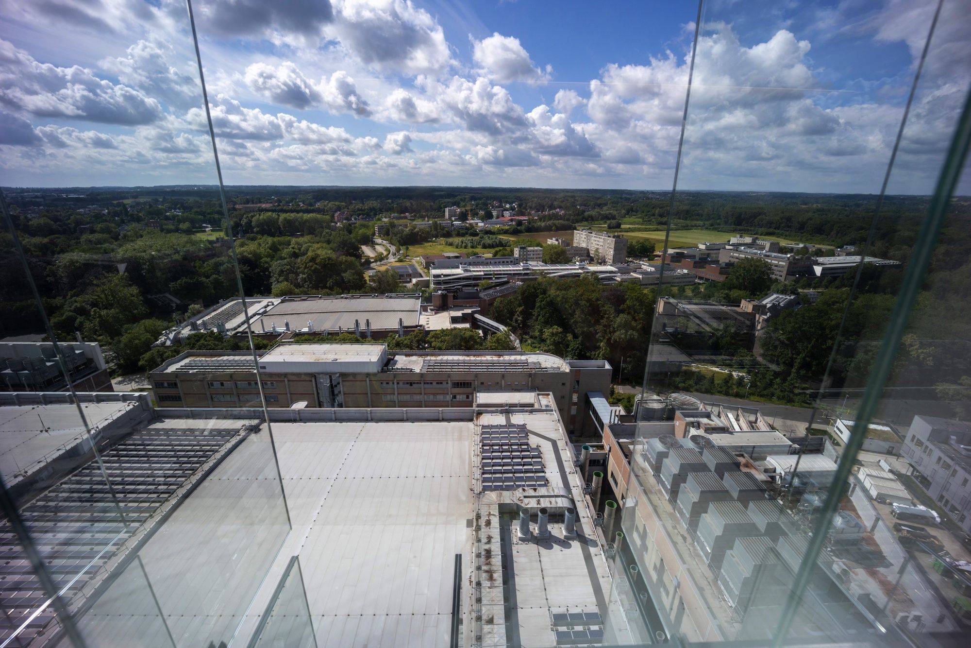 The city of Leuven as seen from the IMEC Tower | BLOOMBERG 