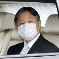 While Emperor Naruhito is expected to open the games, other members of the imperial family will likely not attend due to a restriction on spectators at Olympics venues. | POOL / VIA KYODO
