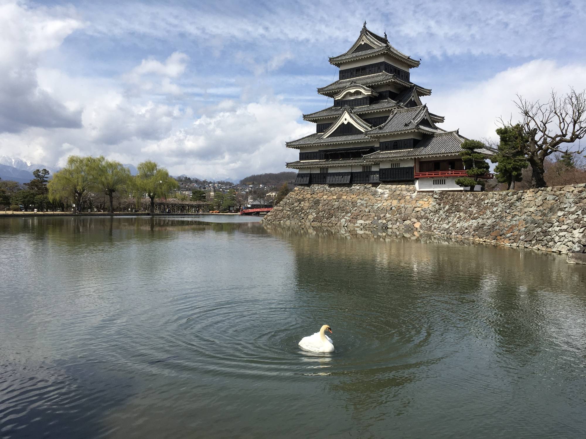 Matsumoto Castle, one of Japan's last standing castles, towers over the town of Matsumoto, Nagano Prefecture.  | MICHAEL HASSETT