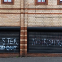Some unionists are angry at the Brexit agreement because they say it loosens ties with the rest of the U.K.  | BLOOMBERG 