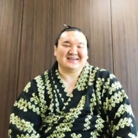 Hakuho speaks during an online news conference on Monday.  | JAPAN SUMO ASSOCIATION / VIA KYODO