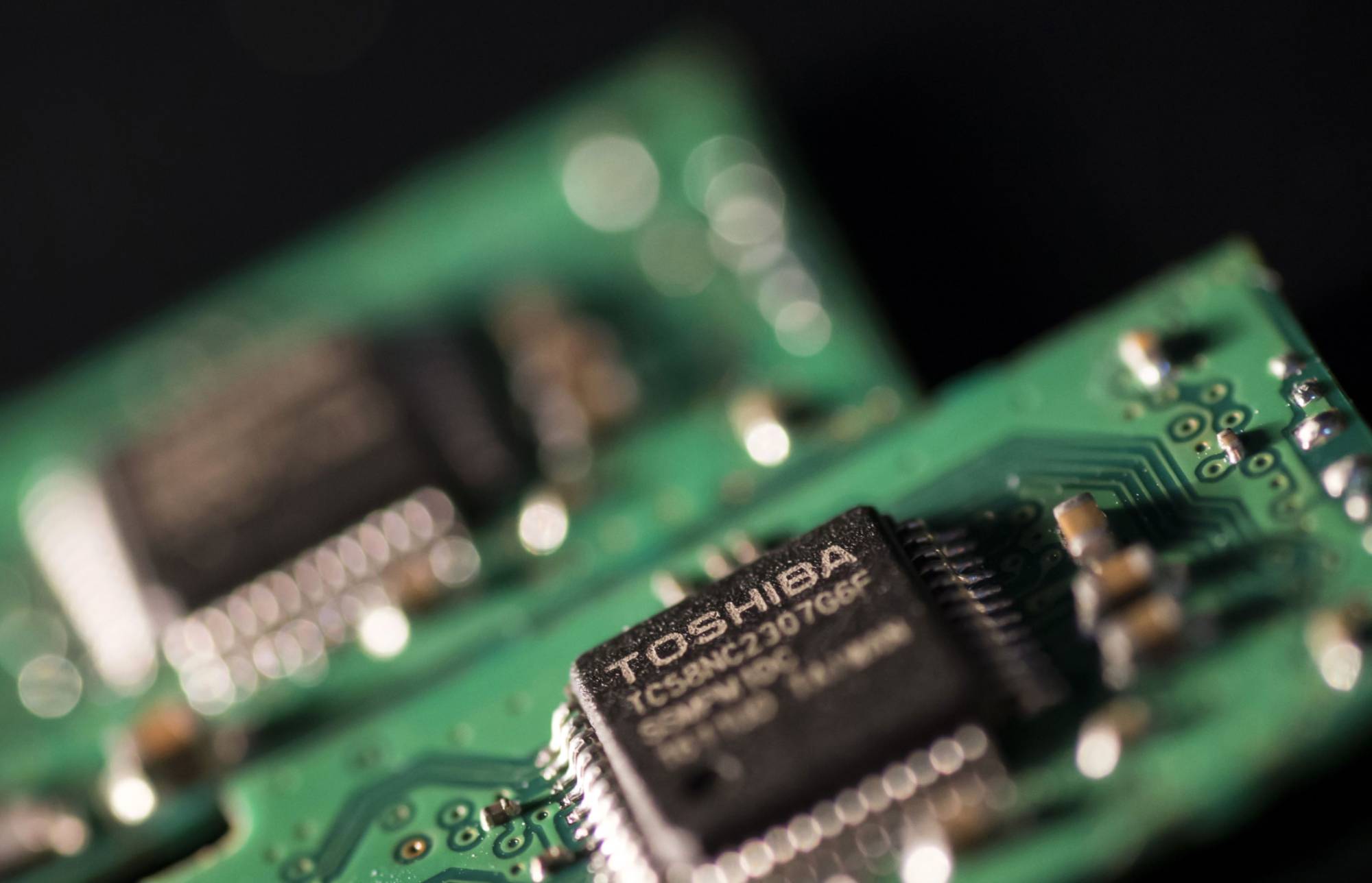Toshiba Corp. and other Japanese firms are losing out to foreign rivals in chipmaking. | Bloomberg