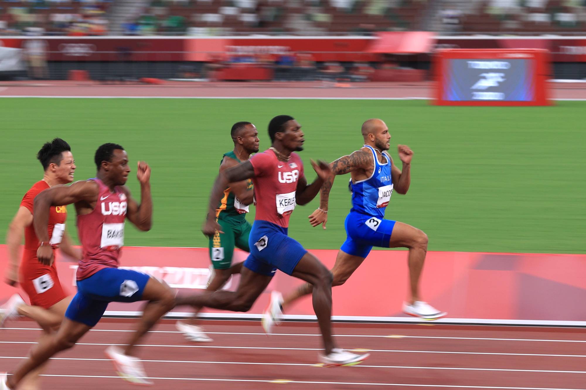 A golden night for Italy Lamont Marcell Jacobs sprints to 100meter