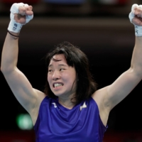 Sena Irie of Japan won gold in the women\'s boxing featherweight division, beating the 2019 world champion Nesthy Petecio of the Philippines on Tuesday at Ryogoku Kokugikan.  | REUTERS