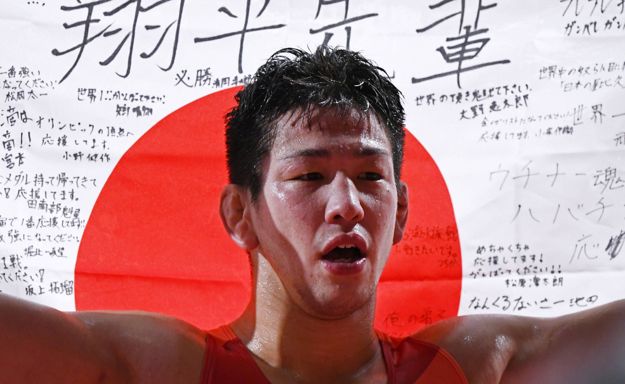 Japanese Olympic wrestler Shohei Yabiku claimed the bronze medal in the men's Greco-Roman welterweight category at Makuhari Messe in Chiba on Tuesday. | REUTERS