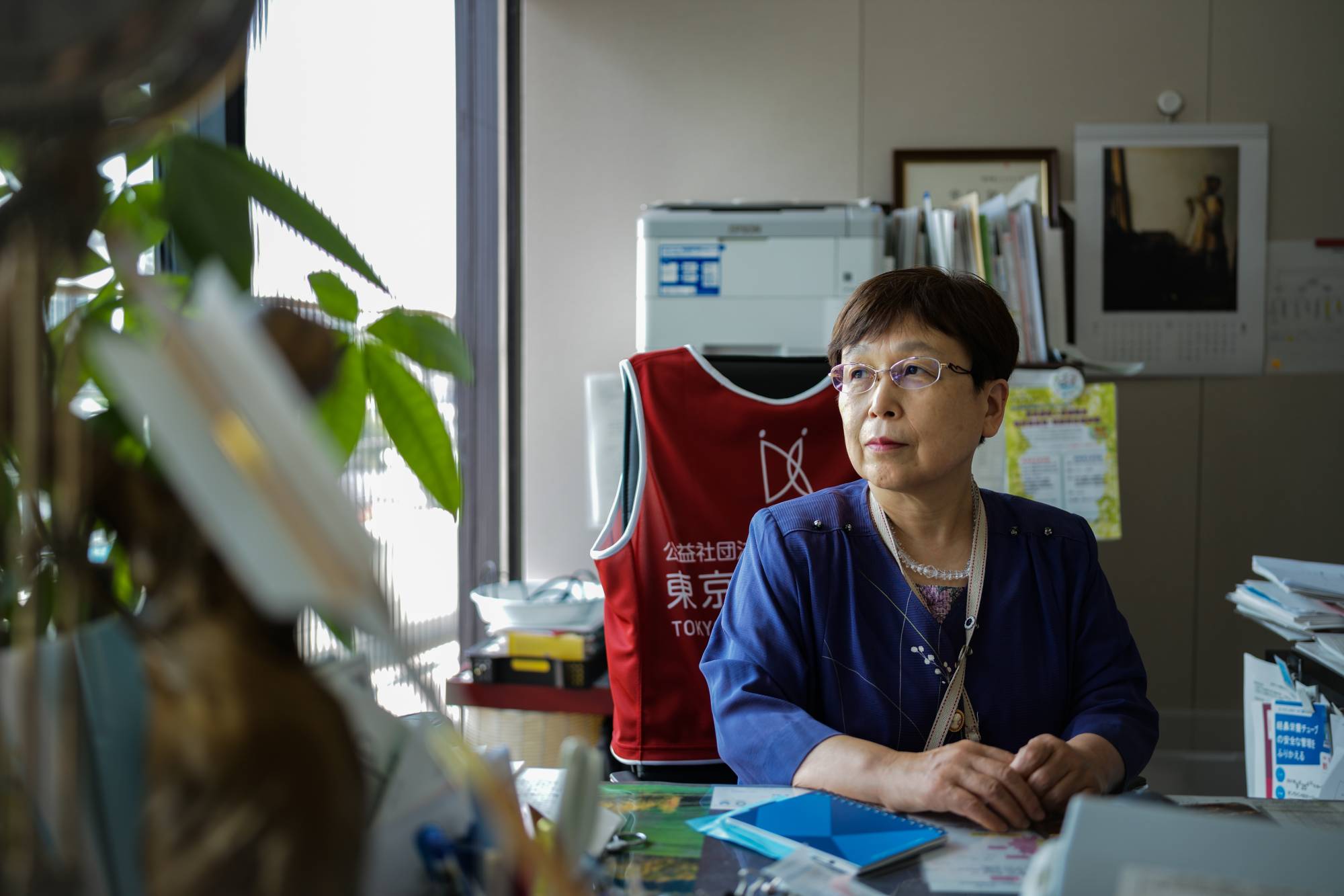 Keiko Yamamoto, president of the Tokyo Nursing Association. 