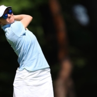 Madelene Sagstrom of Sweden in action during the first round of the women\'s Olympic golf tournament at Kasumigaseki Country Club in Saitama Prefecture.  | REUTERS