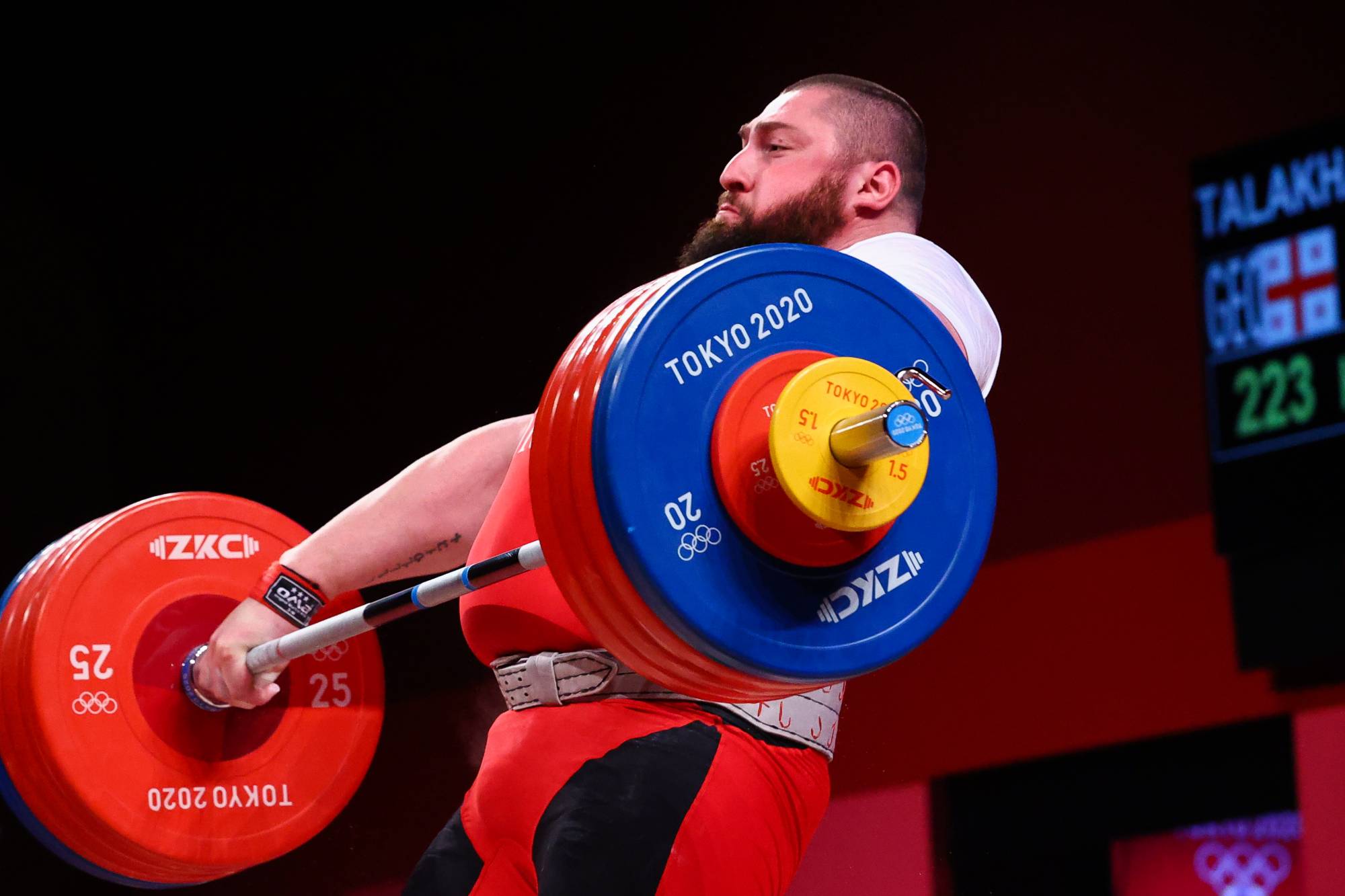 Georgia's Lasha Talakhadze of Georgia in action. | REUTERS