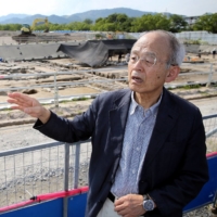 Masakatsu Takeyari hopes the unearthed remnants of his uncle\'s wartime army unit can be preserved. | CHUGOKU SHIMBUN
