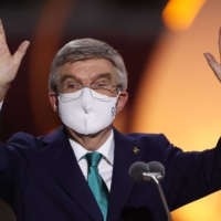 International Olympic Committee President Thomas Bach was reportedly spotted walking through Tokyo\'s Ginza area on Monday. | POOL / VIA REUTERS