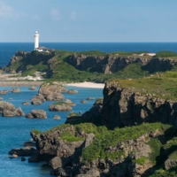 Some may look at the cape of Higashihennazaki at Miyako Island, Okinawa Prefecture, and see a beautifully scenic spot. Others see its proximity to Taiwan as a possible danger if things go south with China. | GETTY IMAGES