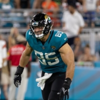 Jacksonville Jaguars tight end Tim Tebow during the team\'s preseason game against the Cleveland Browns on Saturday.  | REUTERS
