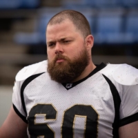 Colton Runyan plays in the Urban Football League in Tokyo in May 2017.  | JOHN GUNNING