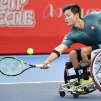 Shingo Kunieda is a former world No. 1 wheelchair tennis player and was International Tennis Federation world champion from 2007 to 2010. | KYODO