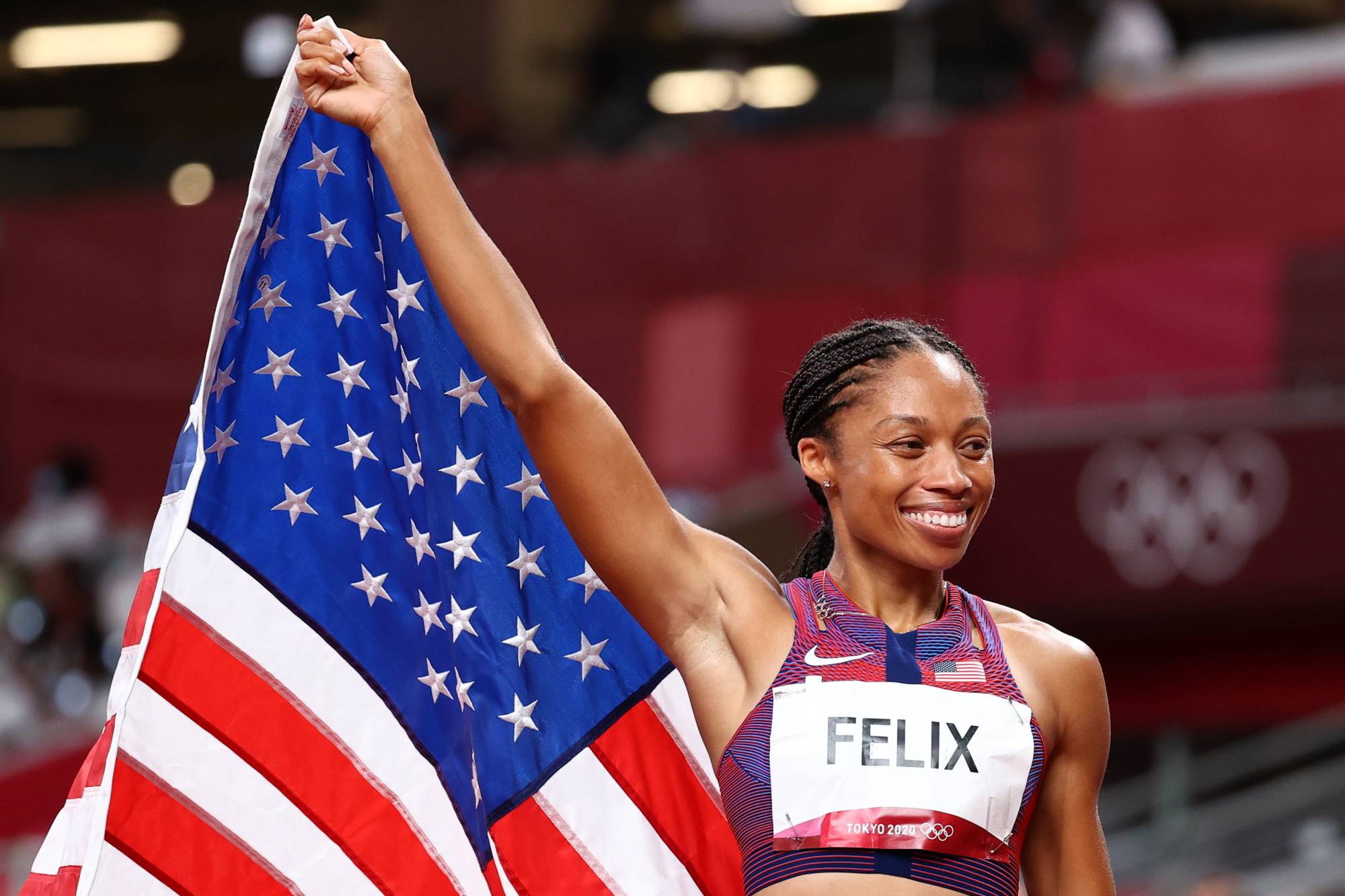 Allyson Felix is most decorated Olympic female track athlete after