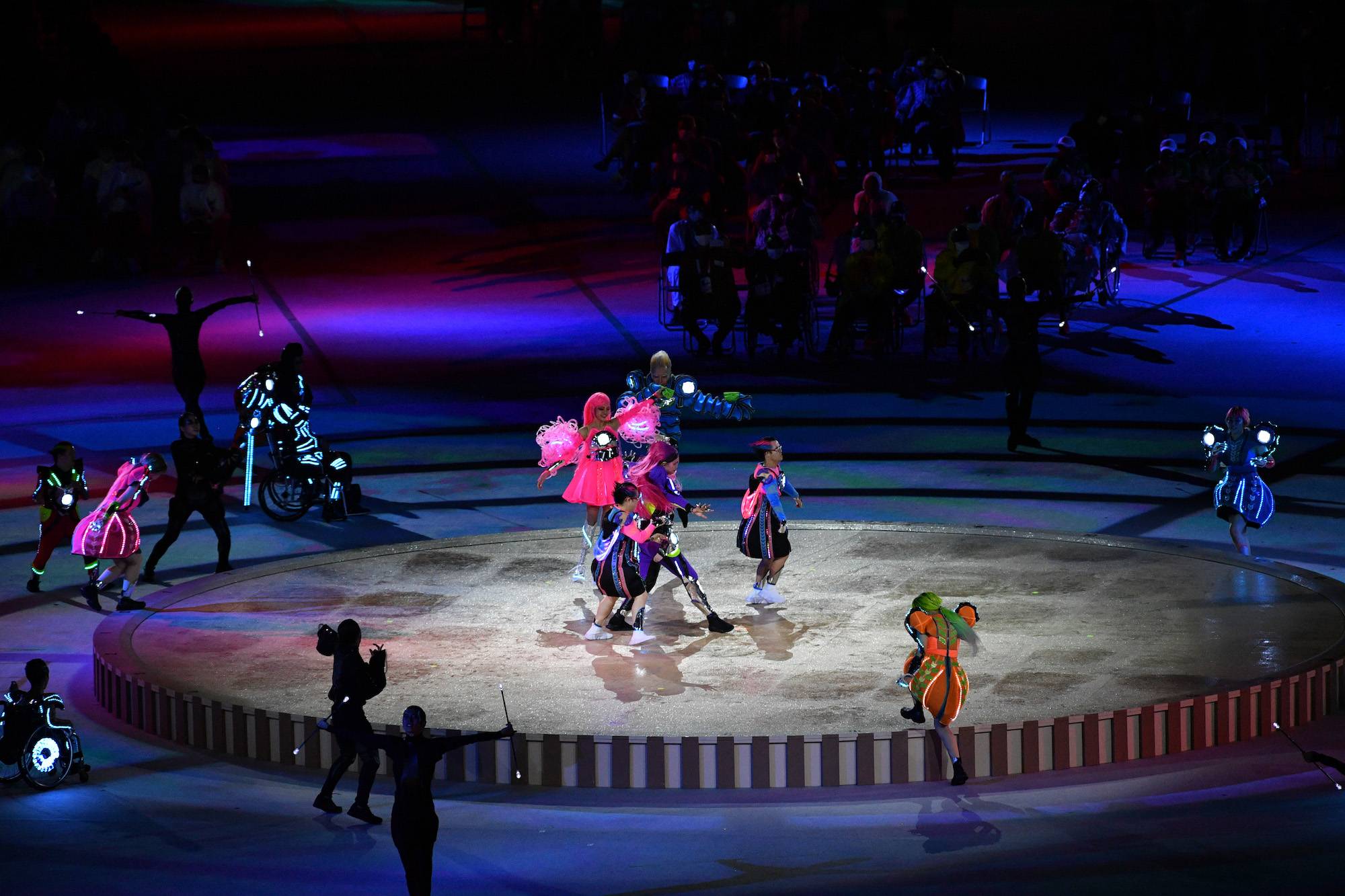 A scene from the opening ceremony performance | DAN ORLOWITZ 