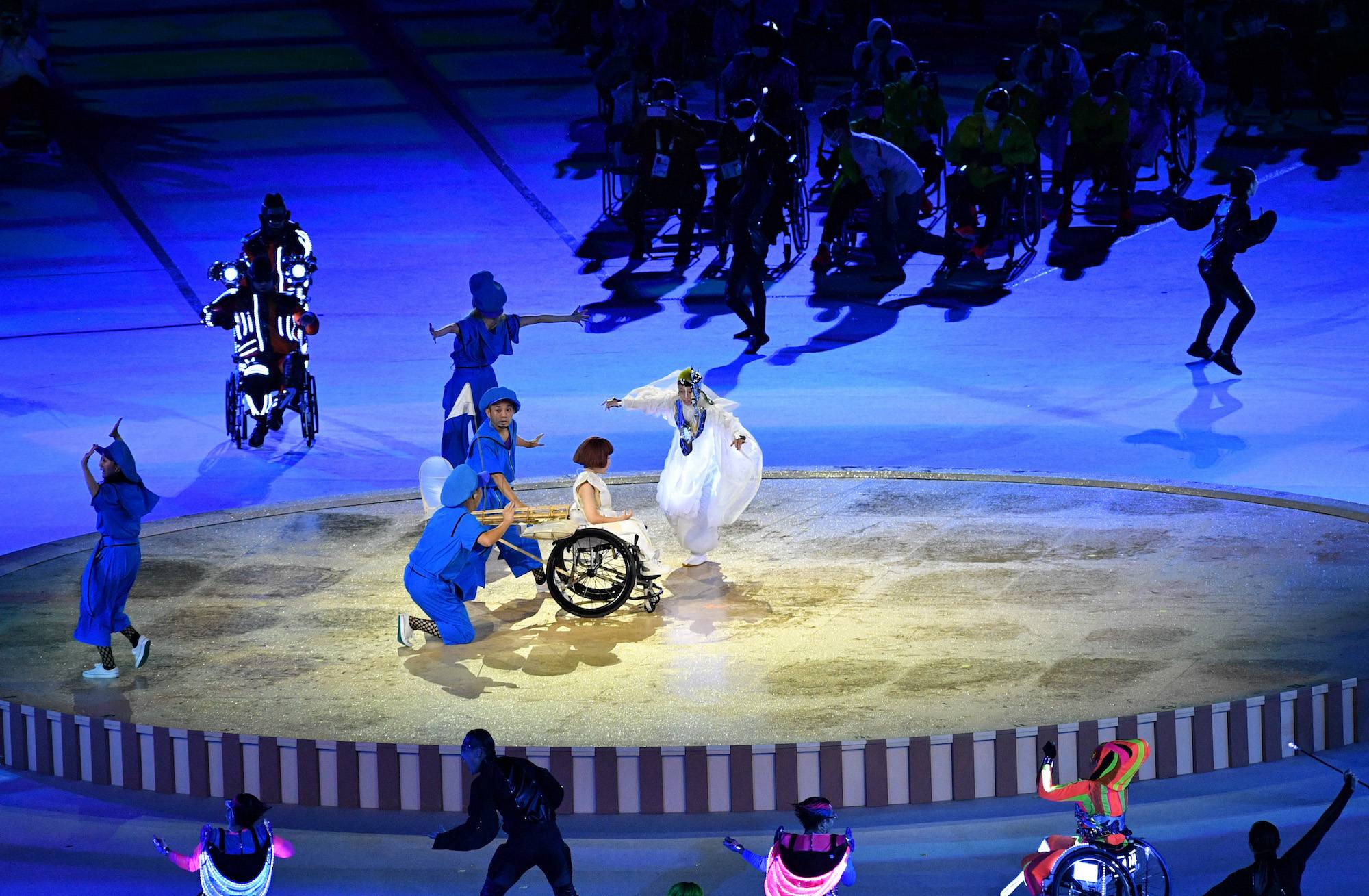 A scene from the opening ceremony performance | DAN ORLOWITZ 