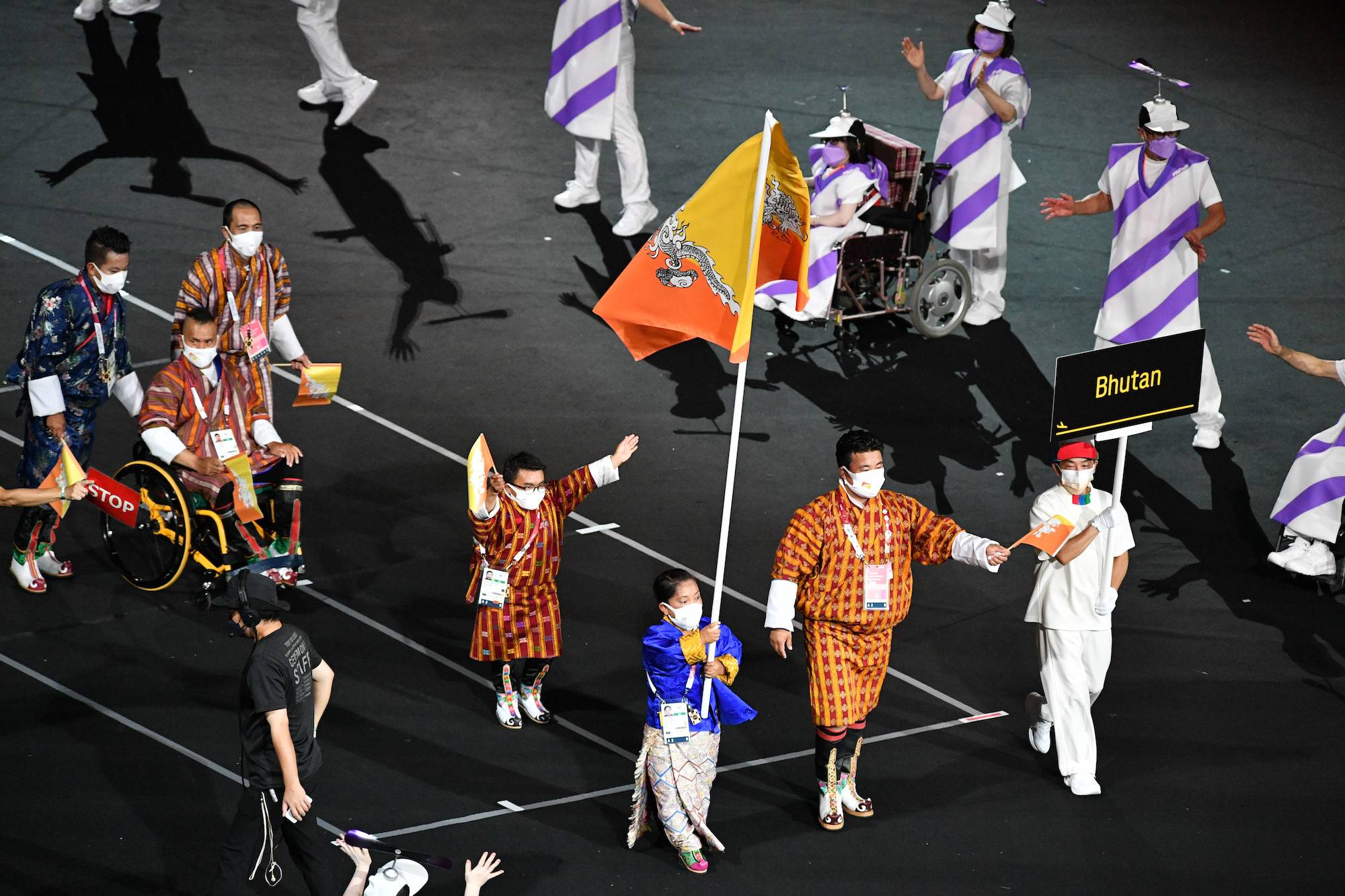 Athletes from Team Bhutan | DAN ORLOWITZ 