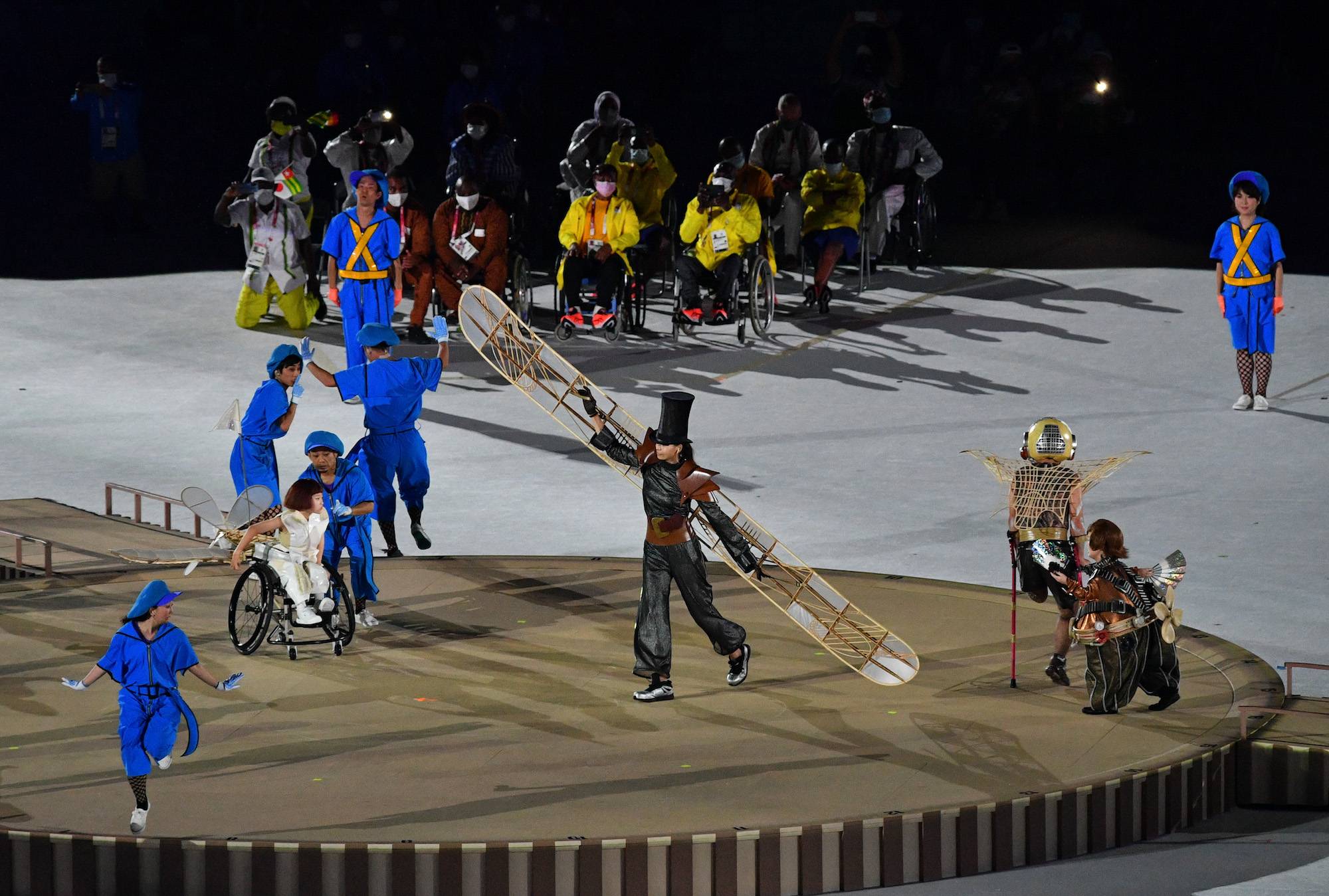 A scene from the opening ceremony performance | DAN ORLOWITZ 