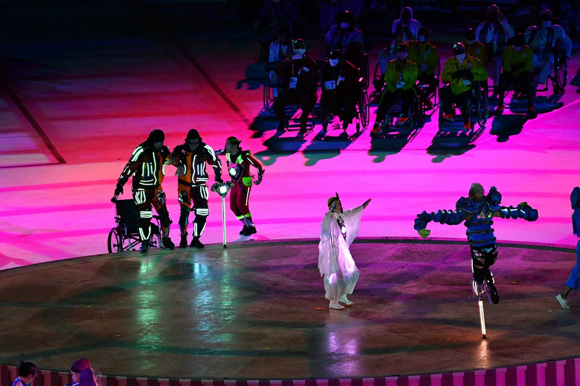 A scene from the opening ceremony performance | DAN ORLOWITZ 