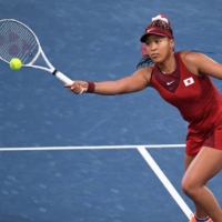 Naomi Osaka in action at the Tokyo Olympics | REUTERS