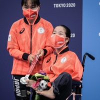 Miyuki Yamada wins silver in the women\'s 100-meter backstroke S2 at the 2020 Tokyo Paralympics on Wednesday. | AFP-JIJI
