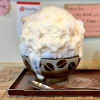 Mamatoko’s sake lees-cream kakigōri is a year-round favorite, particularly when paired with shoyu for a sweet-salty treat.  | FLORENTYNA LEOW
