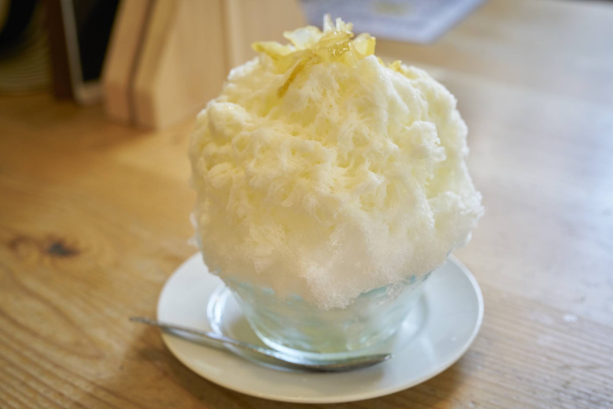 Zingy citrus-milk kakigōri from Neiroya in Ogikubo. | Alex Fisher 