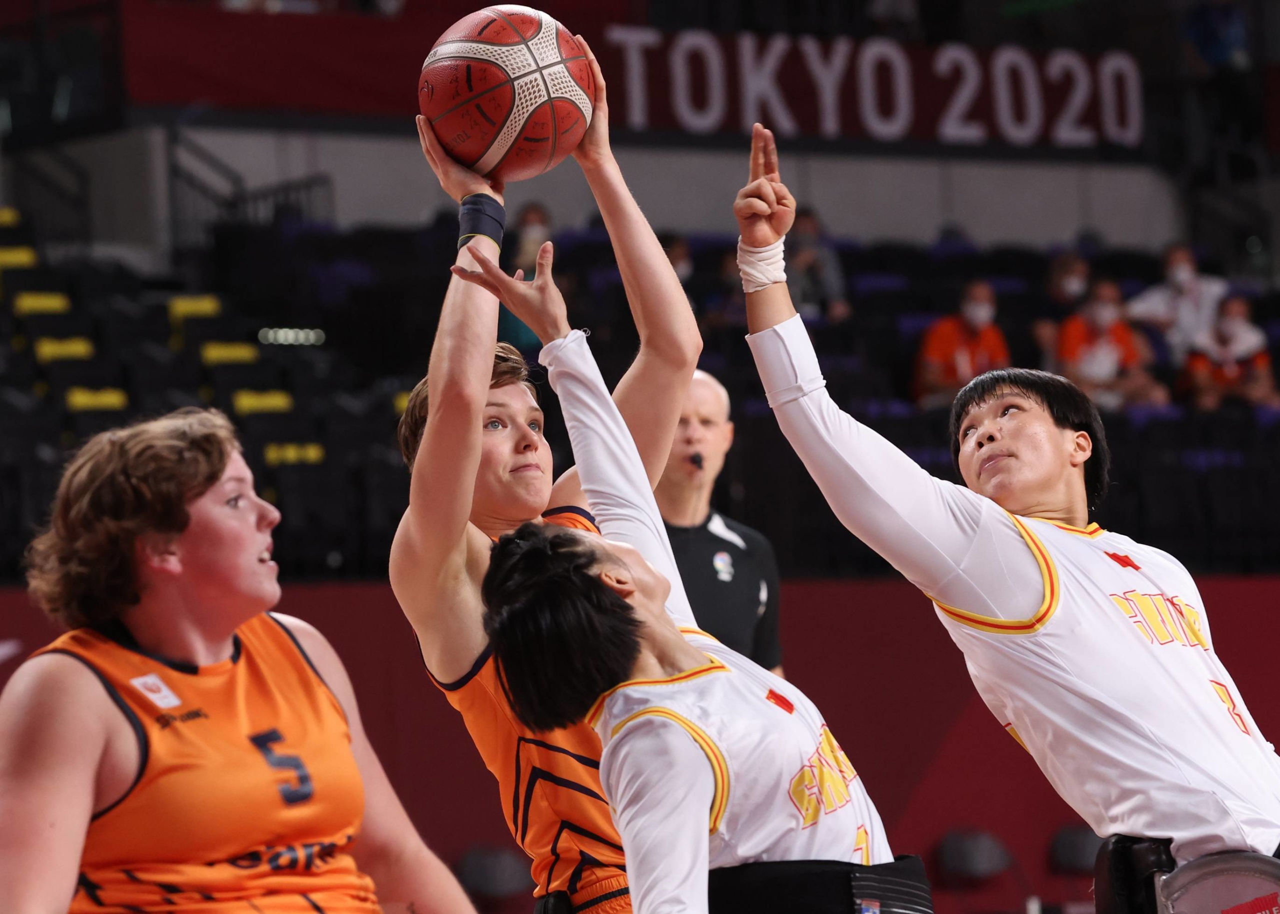 China vs. Netherlands in wheelchair basketball | REUTERS