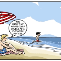 The versatility of an obi at the beach | ROGER DAHL