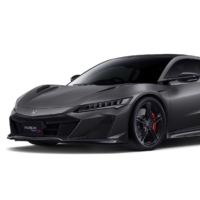 Honda Motor Co. unveils the NSX Type S on Monday. It is the final edition of the NSX sports car before the planned end of production in December 2022. | KYODO