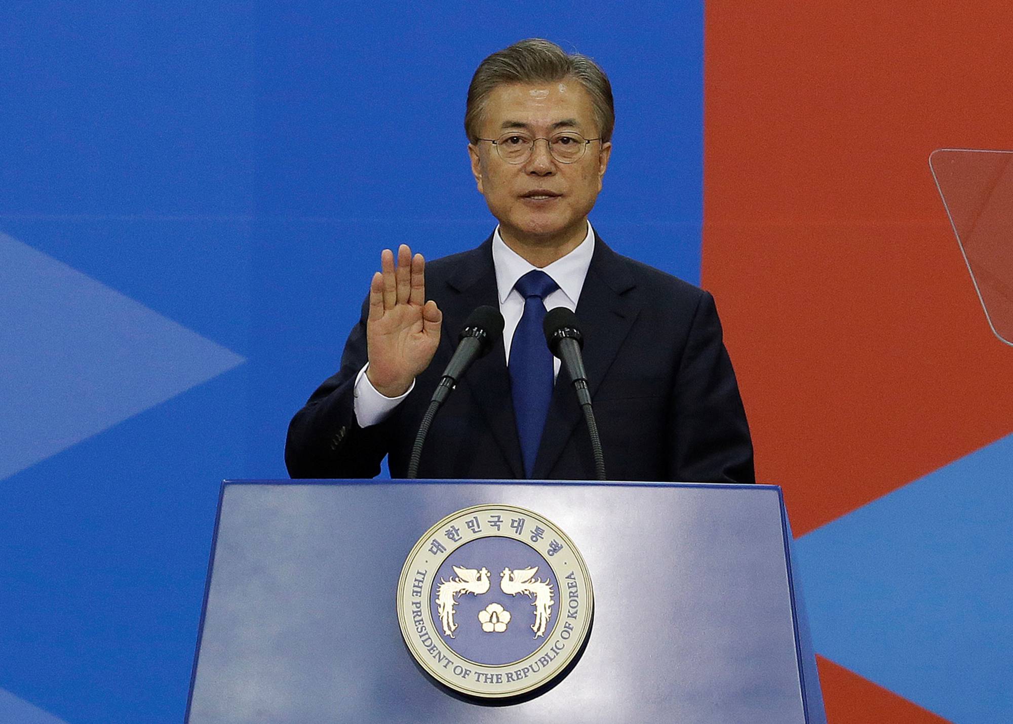 South Korean President Moon Jae-in earlier this year said the two neighbors should overcome their historical issues and work together to foster cooperation based on shared values of democracy. | REUTERS