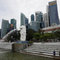 Singapore\'s Merlion Park on Tuesday | REUTERS 