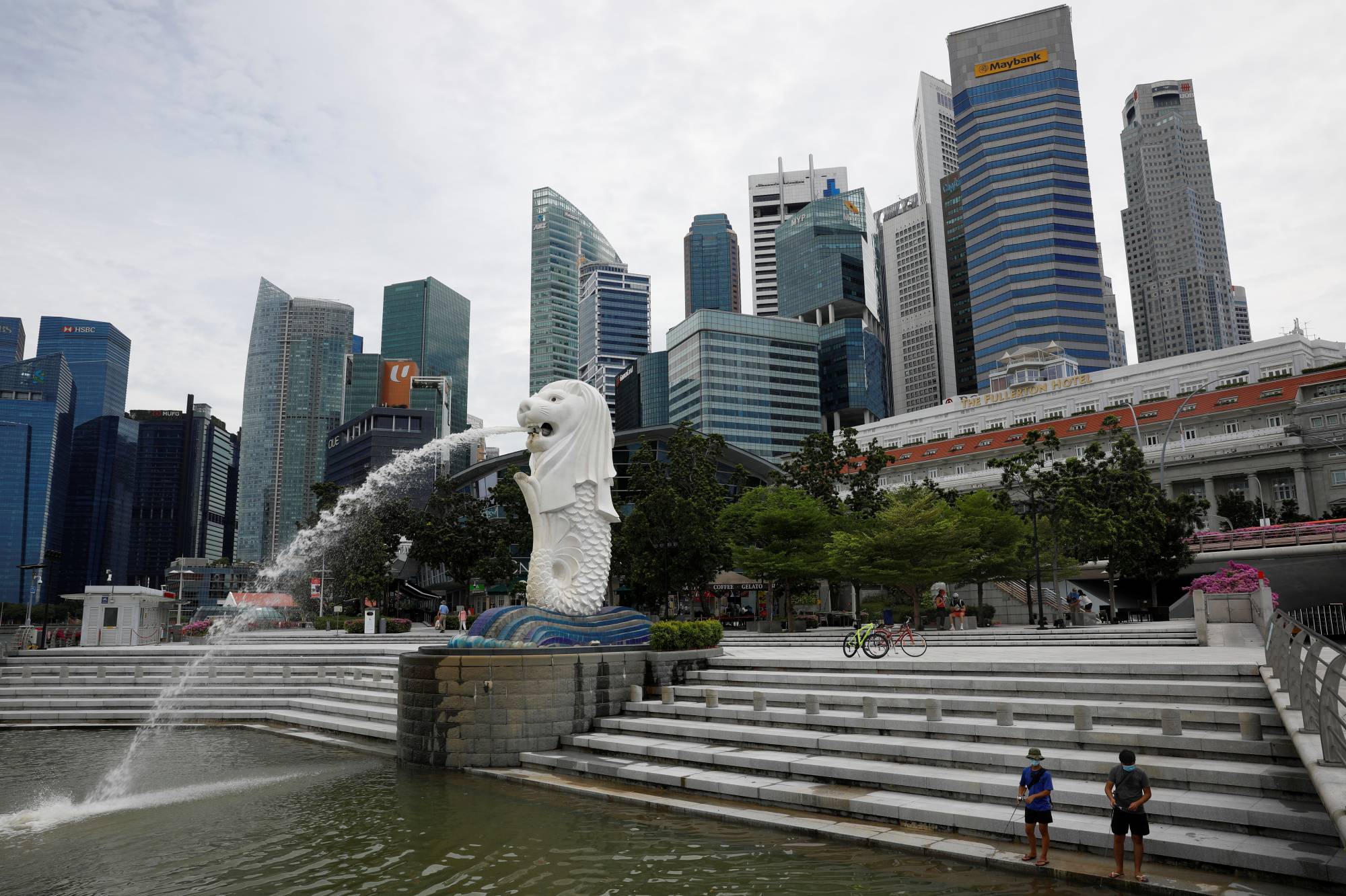 Singapore's Merlion Park on Tuesday | Reuters 