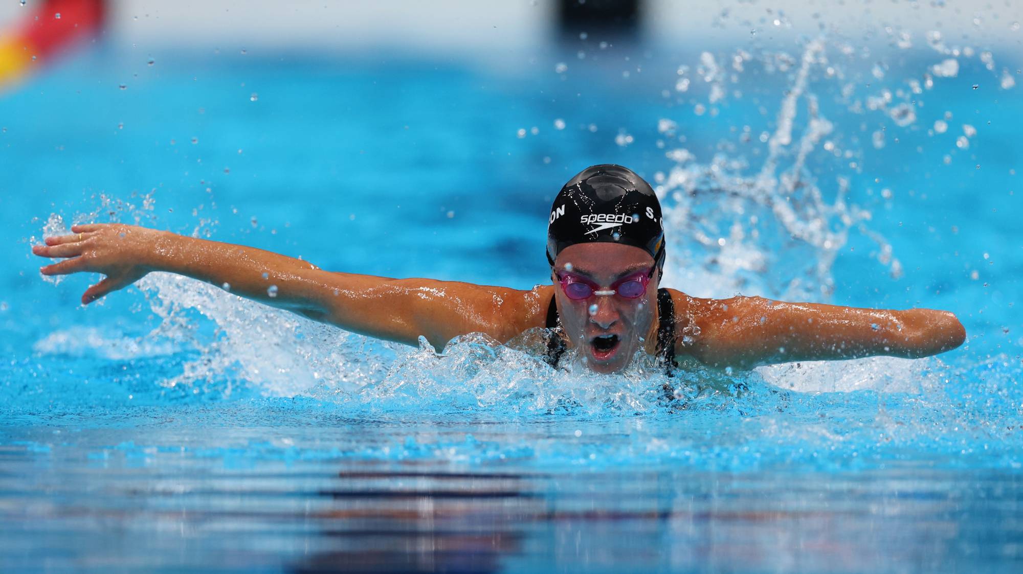  Sarai Gascon of Spain in action during a qualifying heat of the women's SM9 200-meter individual medley | REUTERS
