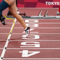 Netherlands\' Marlene van Gansewinkel competes in the final of women\'s 200 meters. | AFP-JIJI