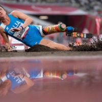 Italy\'s Martina Caironi competes in the women’s T42 long jump | OIS
