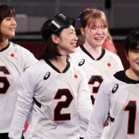 Norika Hagiwara, Rie Urata, Eiko Kakehata and Yuki Temma took bronze in women\'s goalball.  | REUTERS