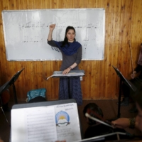 Zohra orchestra members have previously spoken about having to hide their music from conservative families and being verbally abused and threatened with beatings. | REUTERS