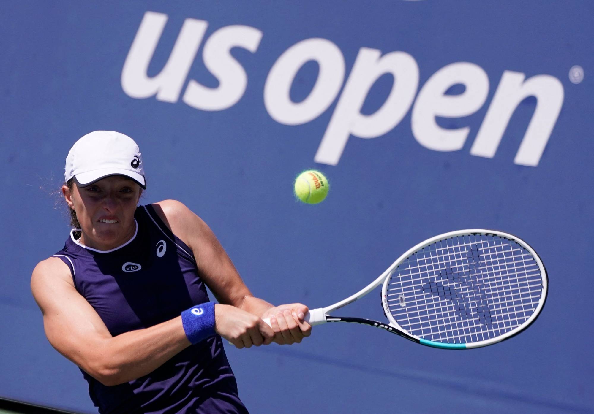 Poland's Iga Swiatek has openly spoken about her struggles with the pressures of pro tennis. | AFP-Jiji
