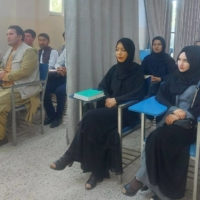 Students attend class at Avicenna University in Kabul on Monday.  | SOCIAL MEDIA / VIA REUTERS