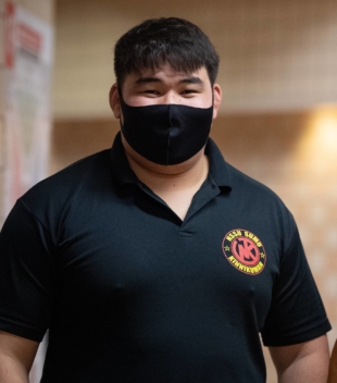 Purevsuren Delgerbayar, the 2020 college yokozuna, will enter professional sumo from the makushita 15 tsukedashi rank. | JOHN GUNNING