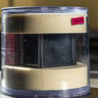 A photo provided by the Pacific Northwest National Laboratory shows the lab\'s uranium cube, which is enclosed in a protective case. Scientists at the laboratory and the University of Maryland are working to determine whether three uranium cubes they have in their possession were produced by Germany\'s failed nuclear program during World War II.   | ANDREA STARR / PACIFIC NORTHWEST NATIONAL LABORATORY / VIA THE NEW YORK TIMES