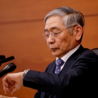 Bank of Japan Governor, Haruhiko Kuroda, attends a news conference in Tokyo in January 2020. | REUTERS 