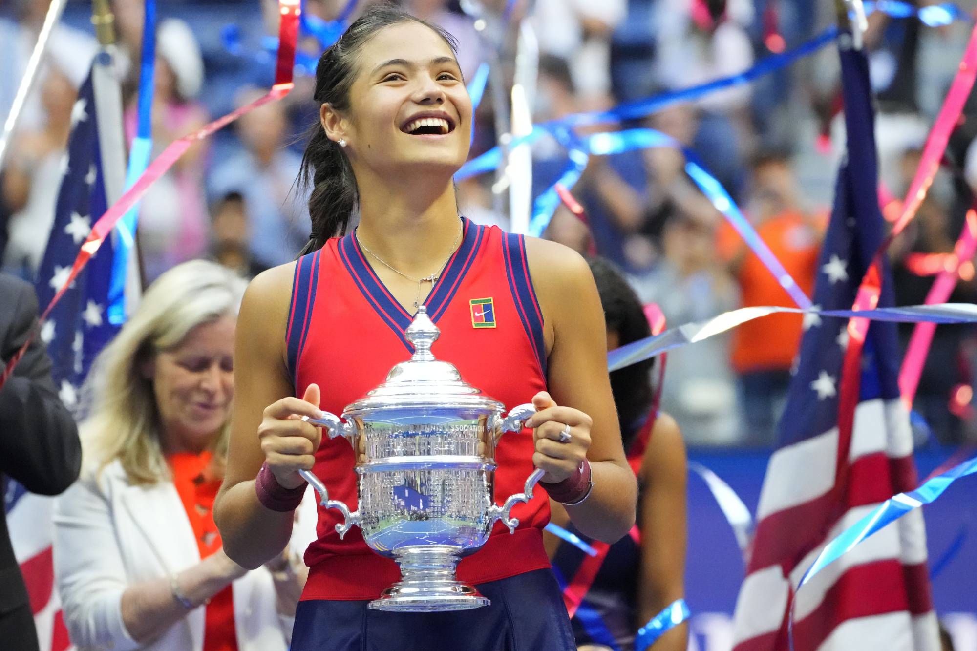Emma Raducanu became the first qualifier to win a Grand Slam title with her victory in the U.S. Open in New York on Saturday. | USA TODAY / VIA REUTERS