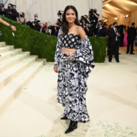 U.S. Open winner Emma Raducanu attends the famed Met Gala on Monday in New York. | NINA WESTERVELT / THE NEW YORK TIMES